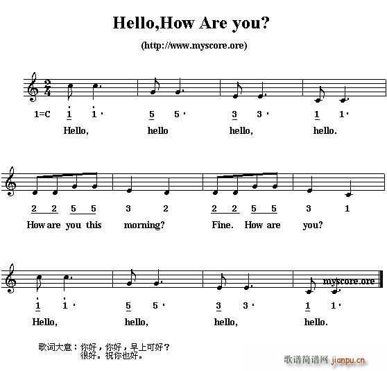 HelloHow are you(ʮּ)1