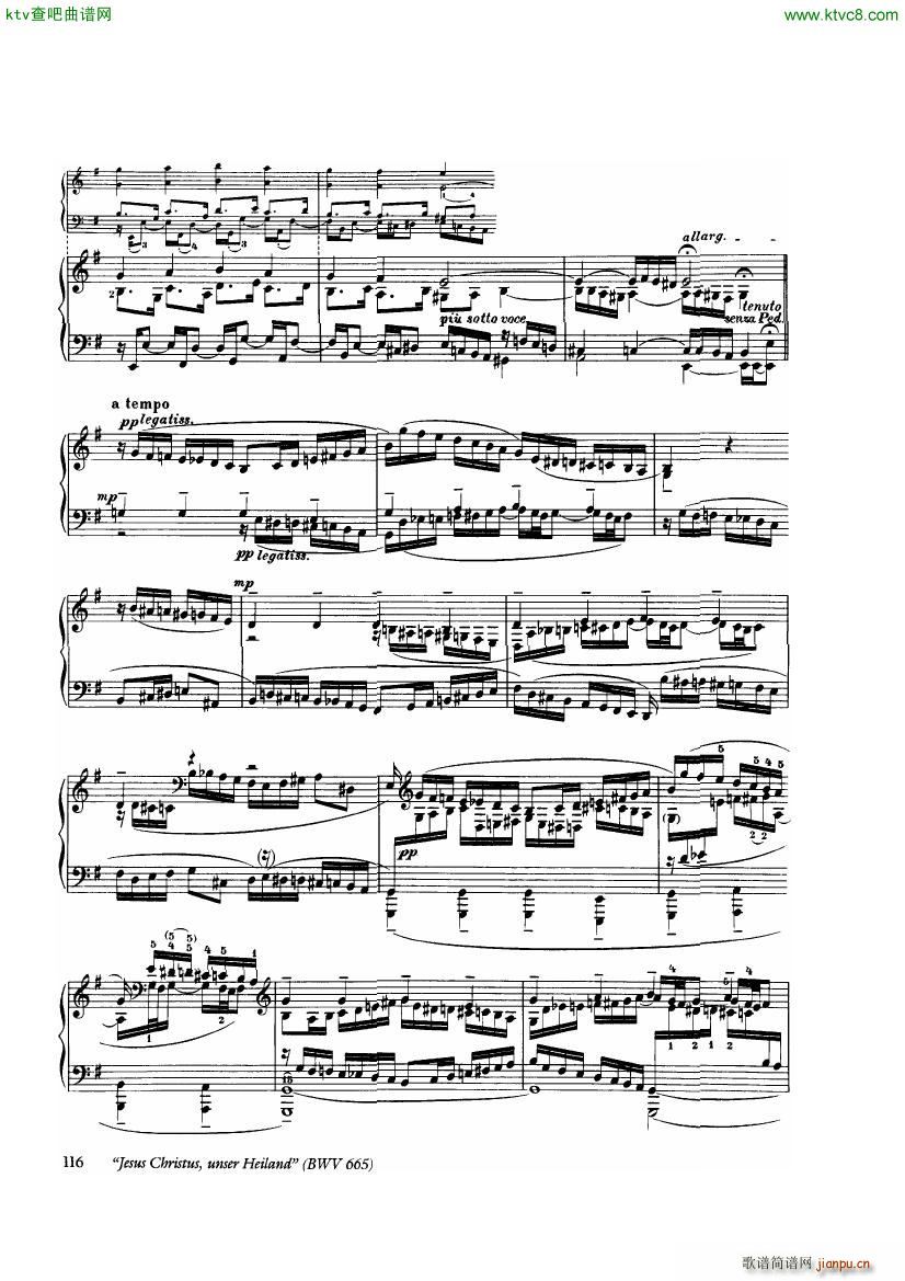 Bach Busoni Ten Chorale Preludes(V)30