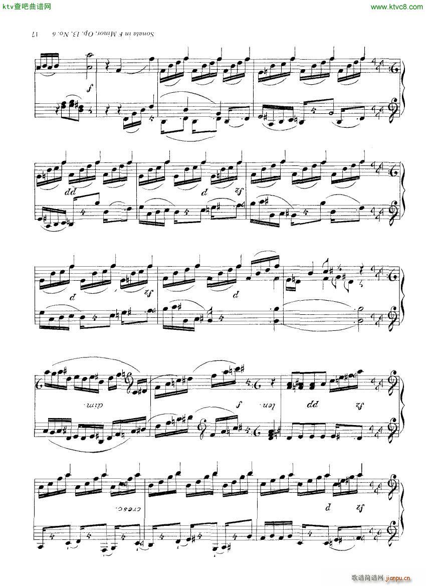 Clementi 13 6 Sonata Fminor 1 2(V)9