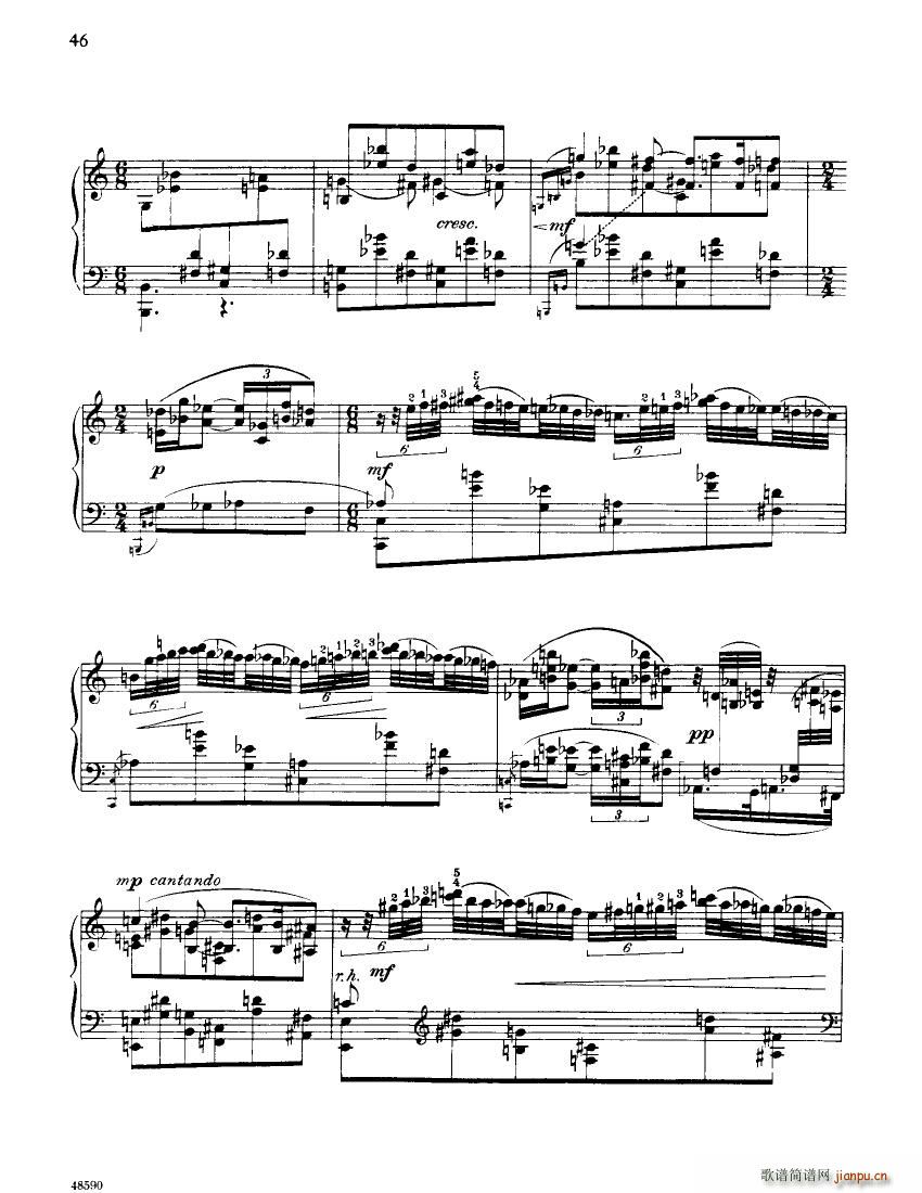 Barber op 26 Piano Sonata(V)24