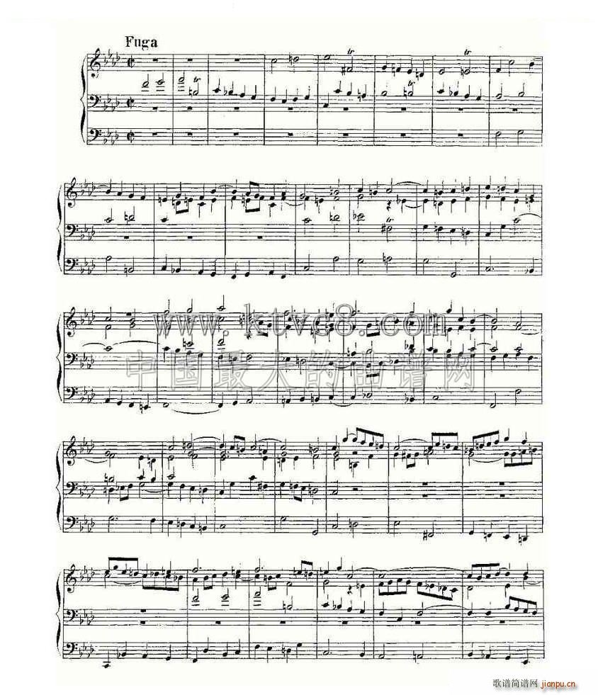 Prelude and Fugue in F Minor BWV 534 L(fng)V(ʮּ)5