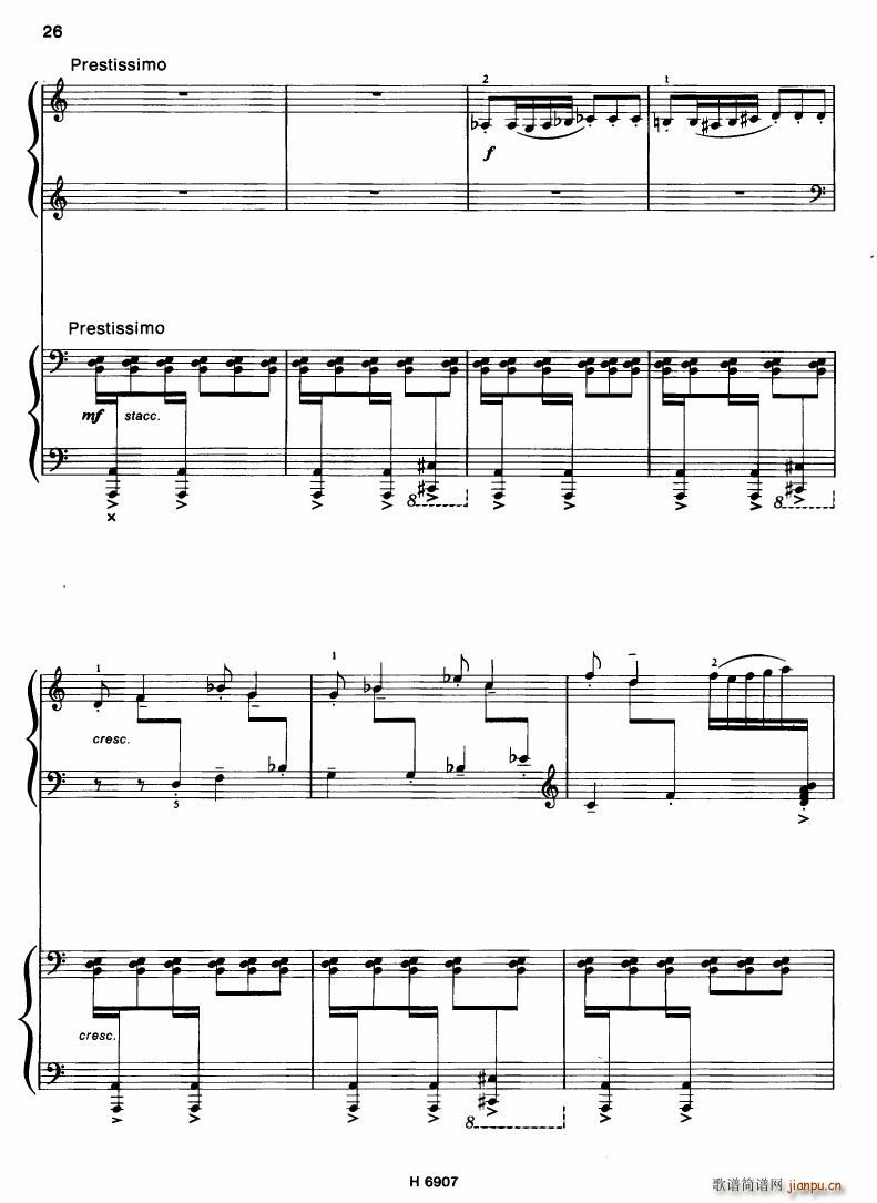 Barton Sonatina for 4 hands(V)26