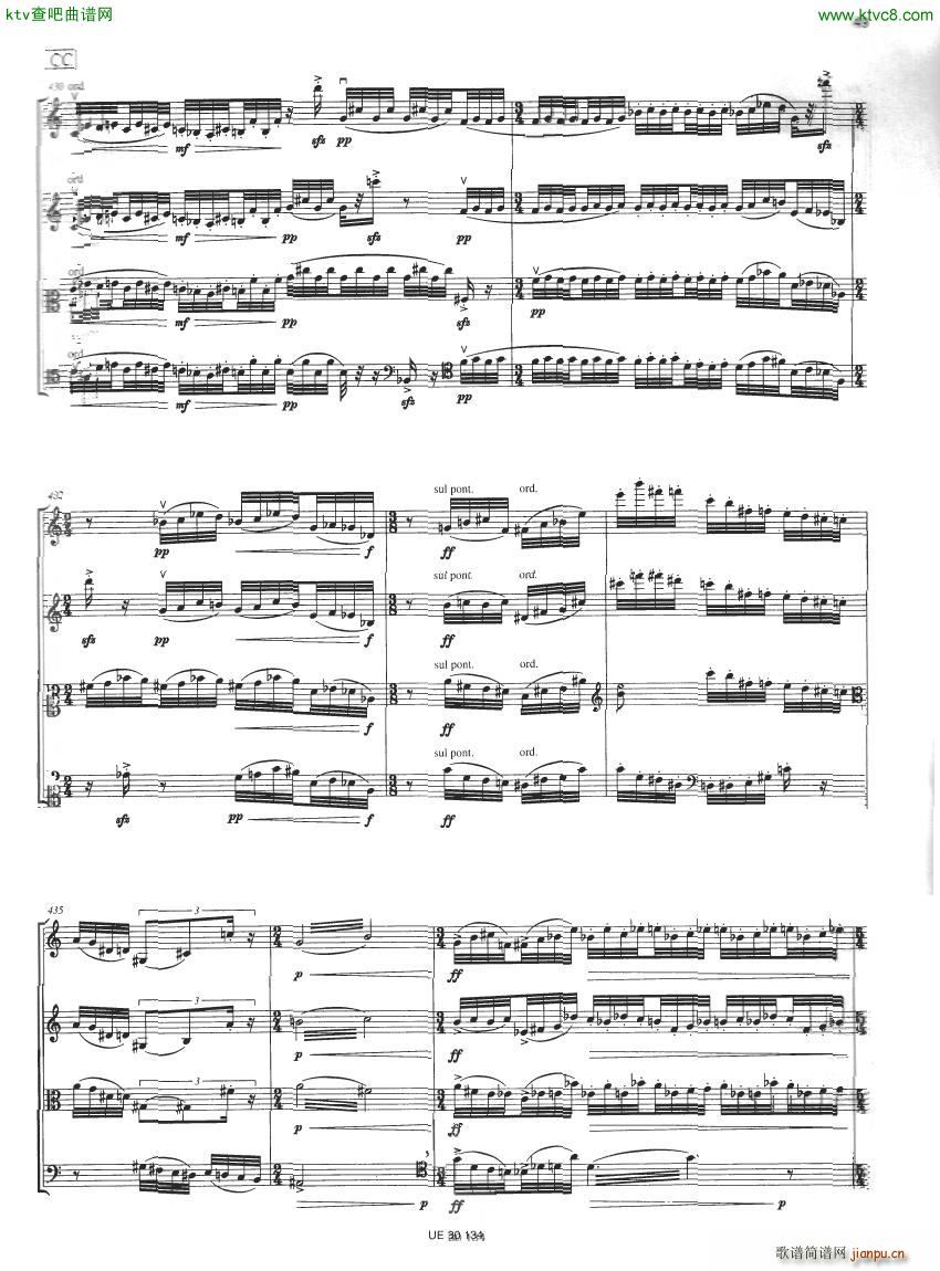 Berio Notturno String Quartet 1993 (V)8