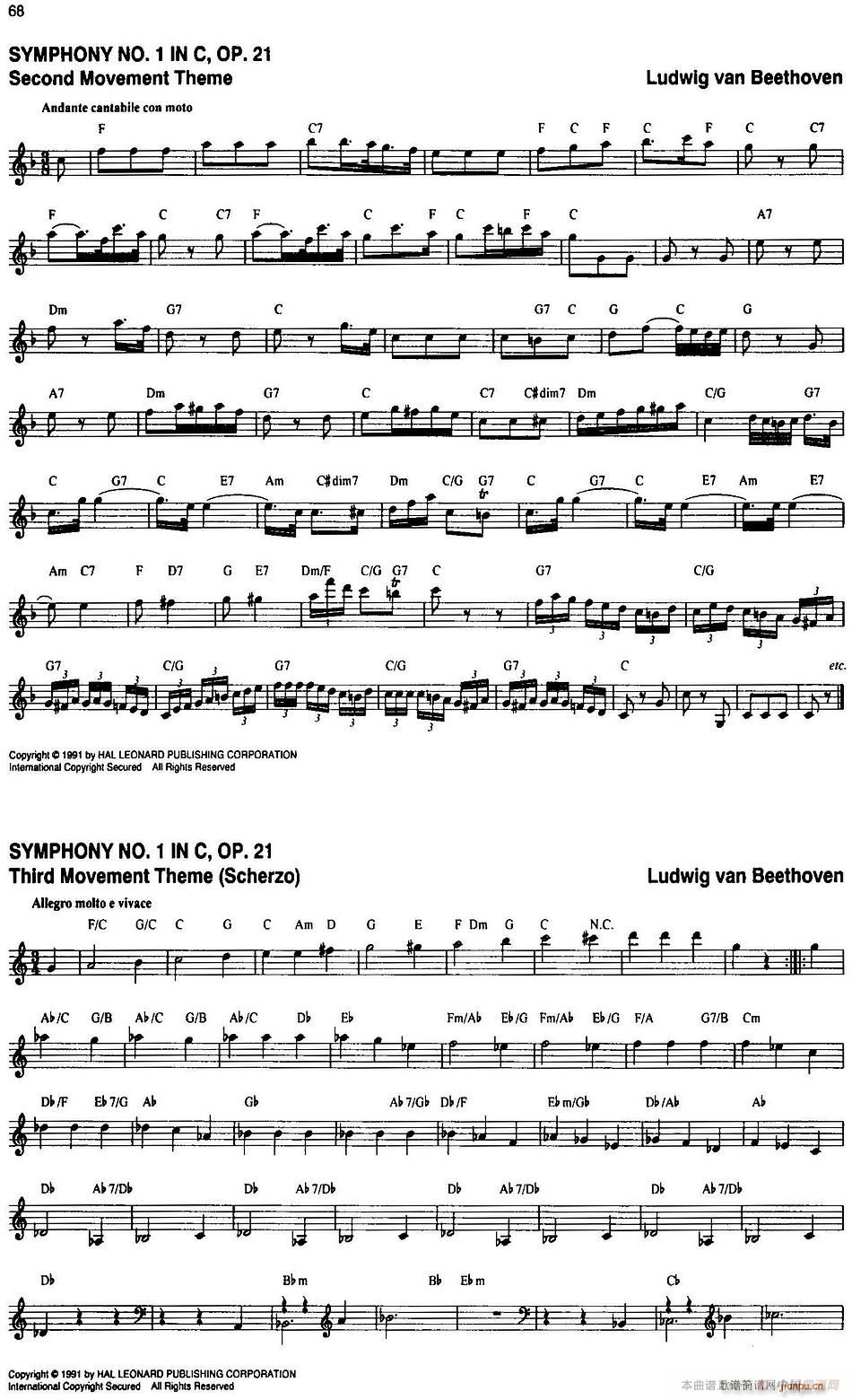 The Real Little Classical Fake Book P61 80(ʮ�ּ�����)8