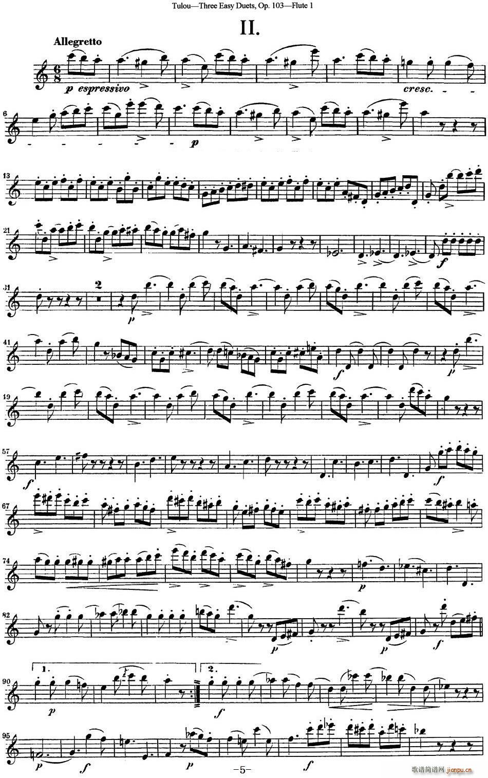 D¶L(chng)Ѻ(jin)Op 103 Flute 1 NO 2(ѺV)1