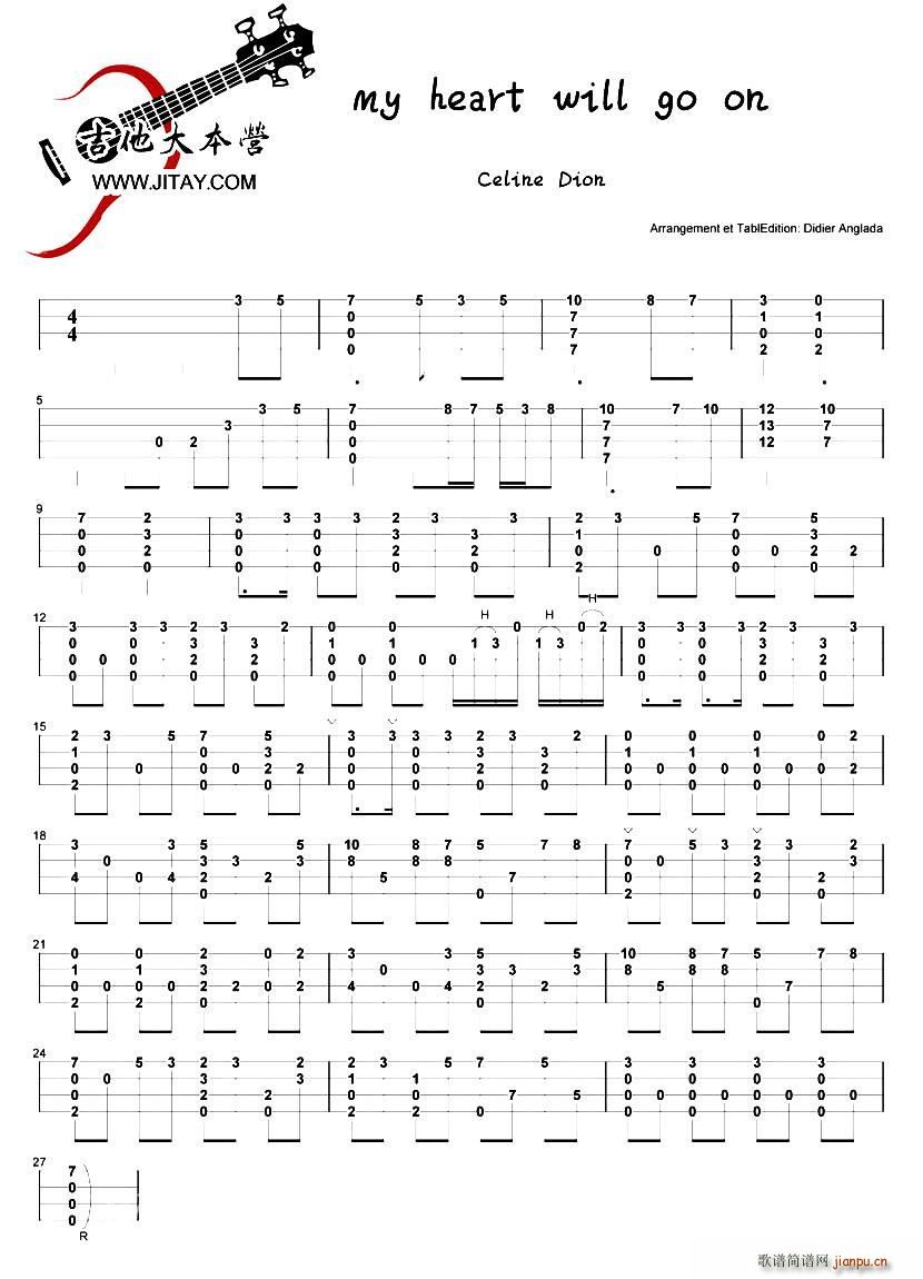 my heart will go on ukulele ukulele(V)1