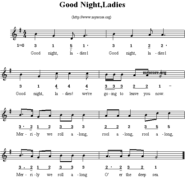 Ӣă裺Goodnight,ladies()1