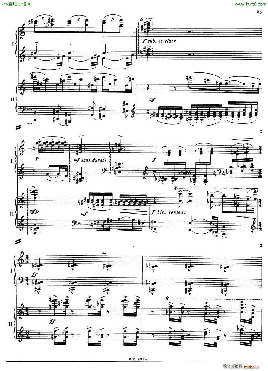 Auric Partita for two pianos(V)25