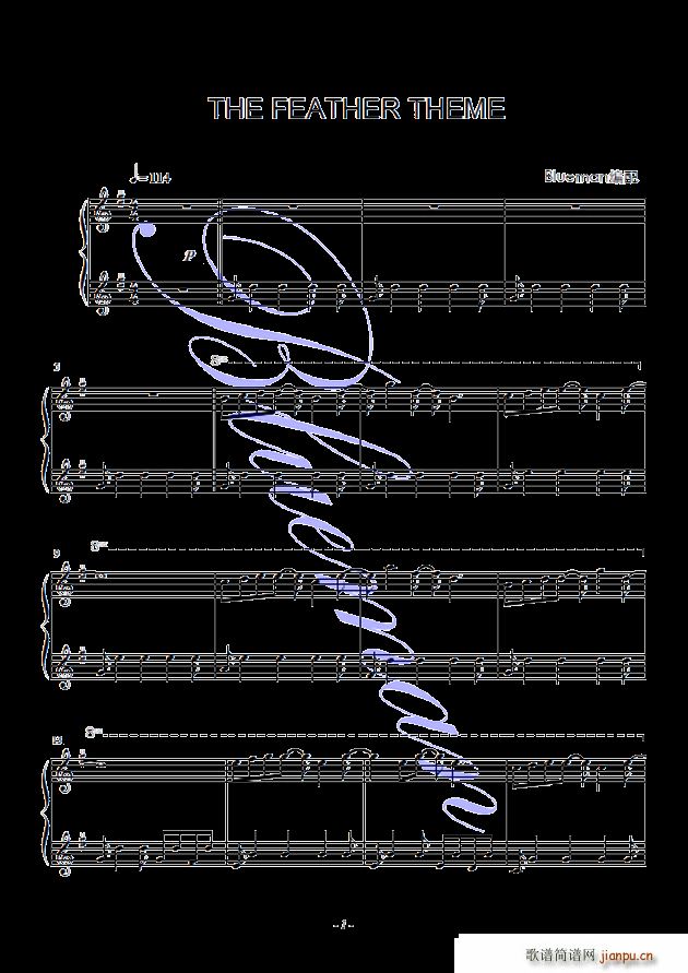 The Feather Theme Blueame(V)1