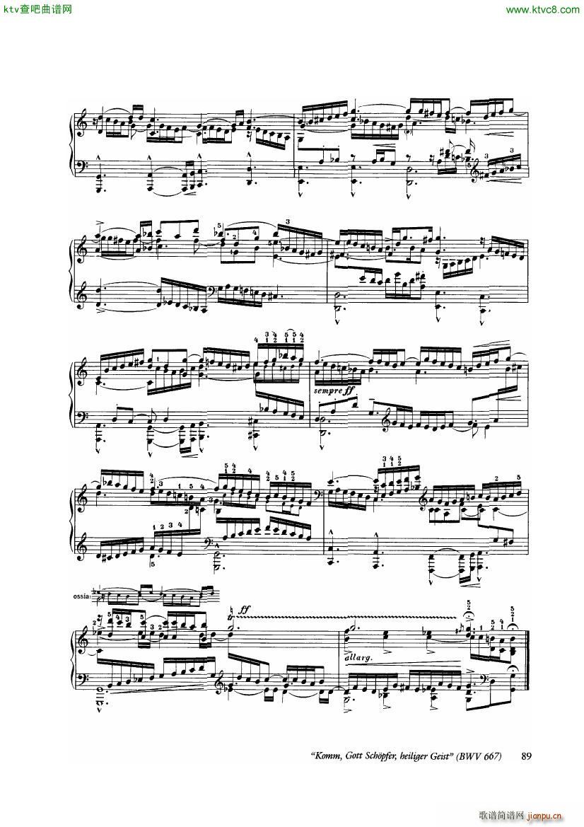 Bach Busoni Ten Chorale Preludes(V)3