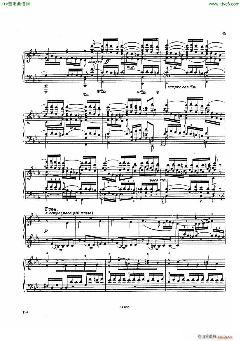 Catoire Bach Passacaglia(V)12