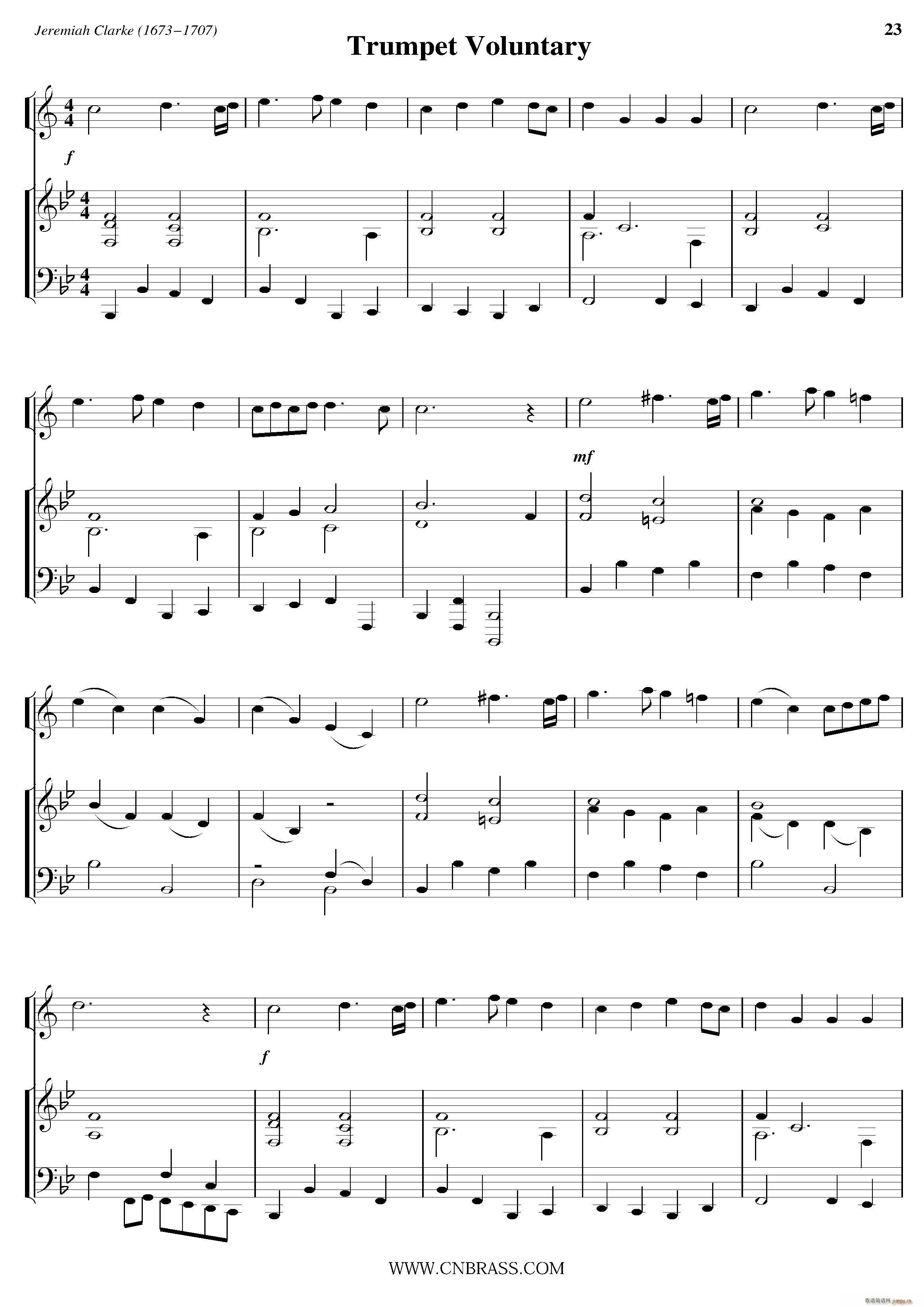 Trumpet Voluntary С̖ ٰ ~(V)1
