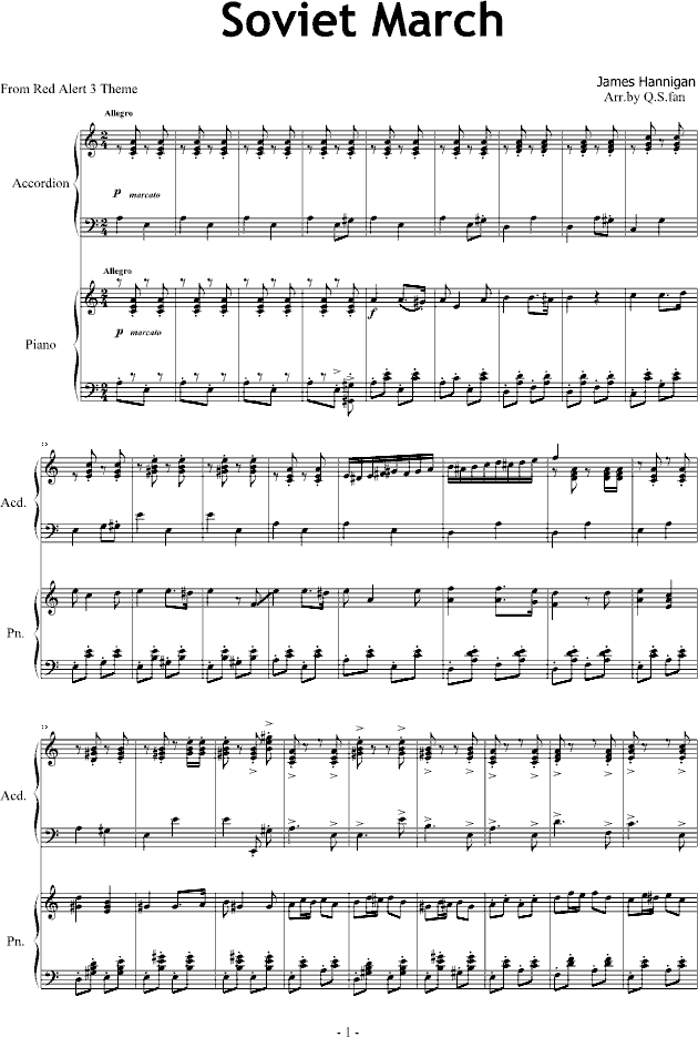 Soviet MarchKSM(jn)(V)1