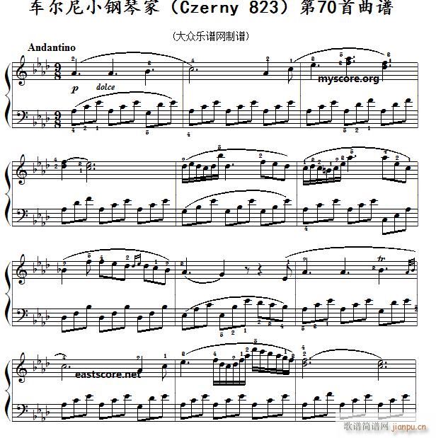 ܇(ch) Сټ Czerny 823 70 ʾ(V)1