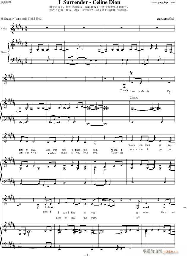 I Surrender ](mi)x_(ki)^(gu) ־(V)1