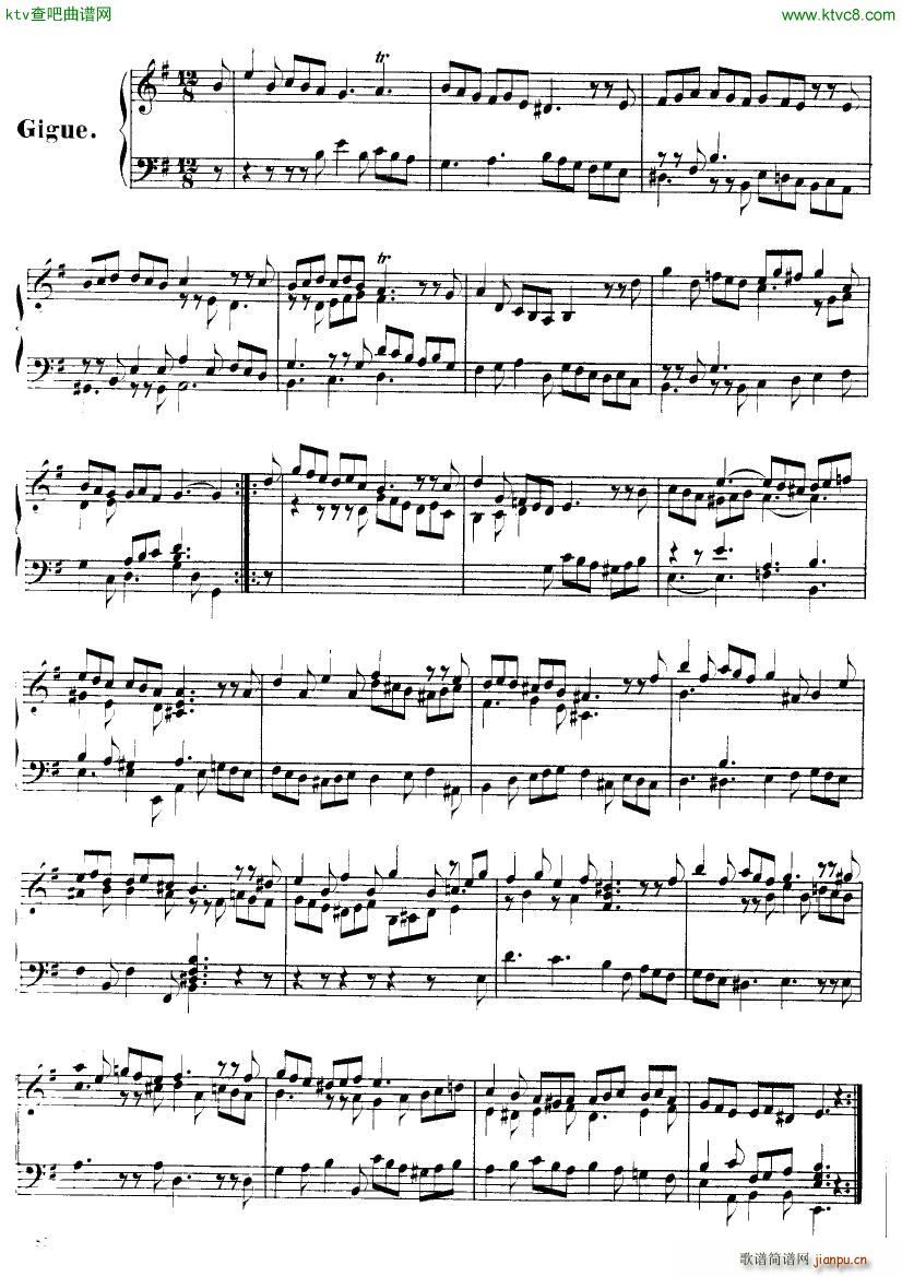 Handel Suite in E minor G163 167(V)7