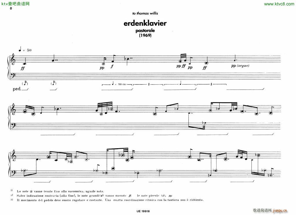 Berio 6 Encores for Piano(V)8