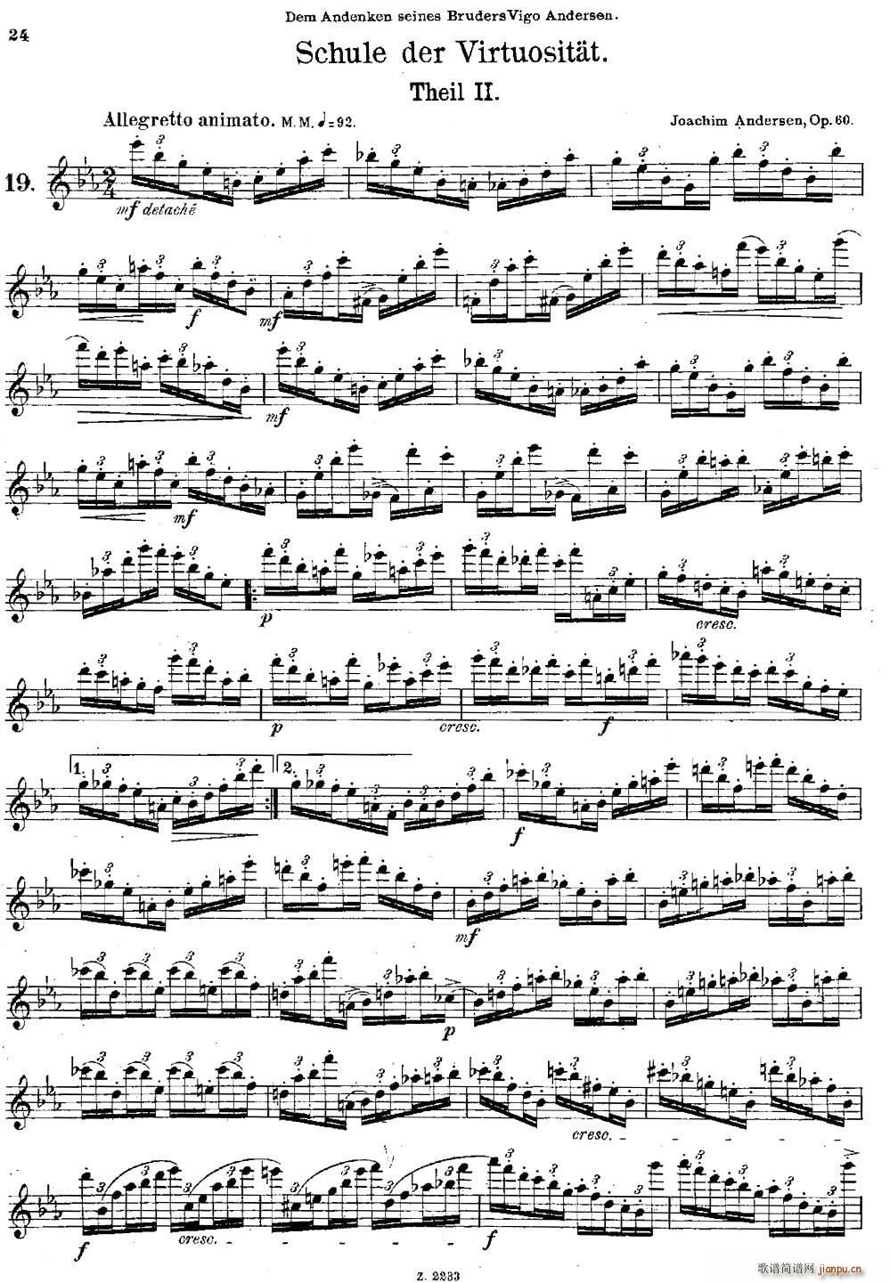 Schule der Virtuosit?t Op 60 19(ѺV)1