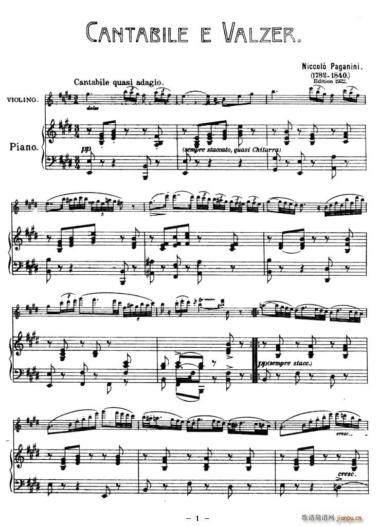 CANTABILE E VALZER(СV)1