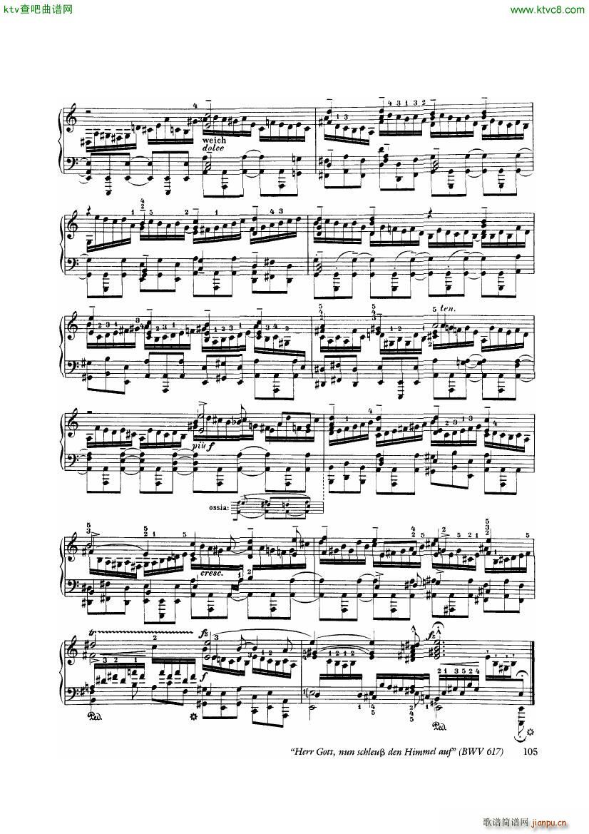 Bach Busoni Ten Chorale Preludes(V)19