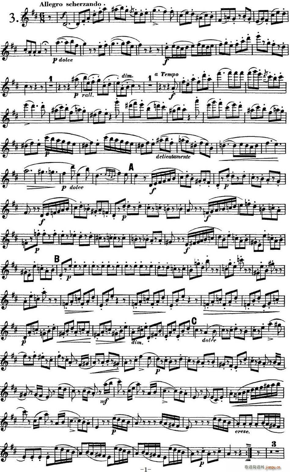 L(chng)ѶOp 39 Flute 2 No 3(ѺV)1