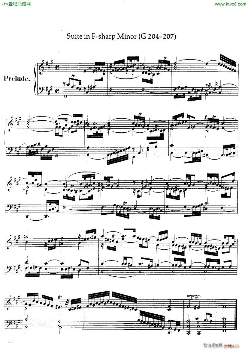 Handel Suite in F minor G204 207(V)1
