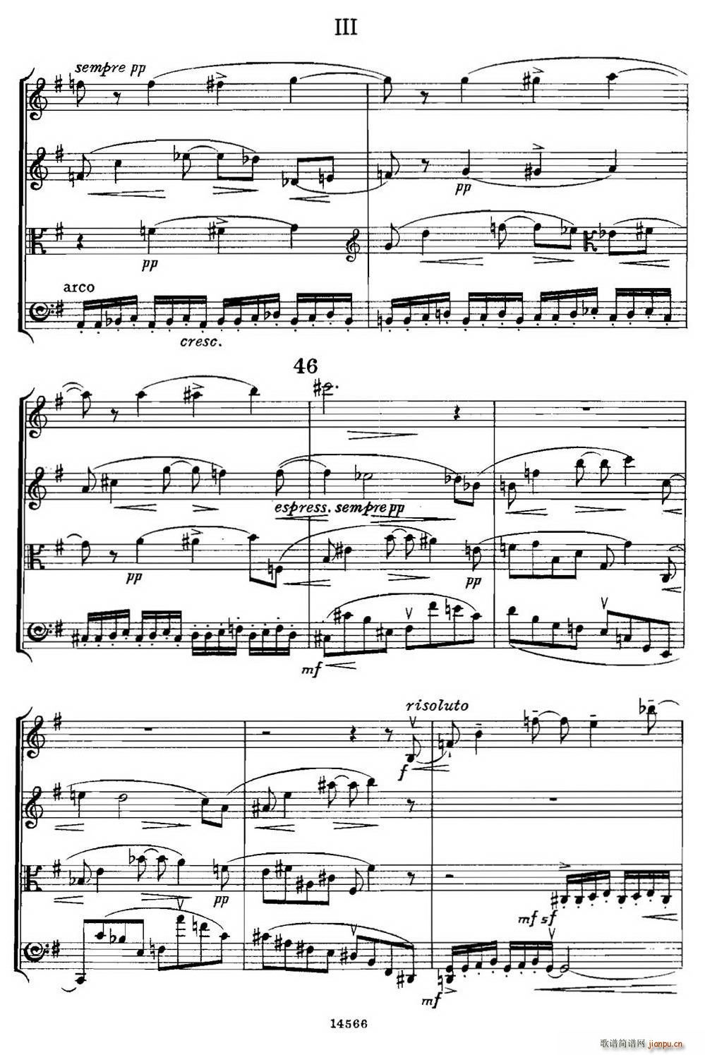 QUARTET Op 83  Ҙ(l )(V)11