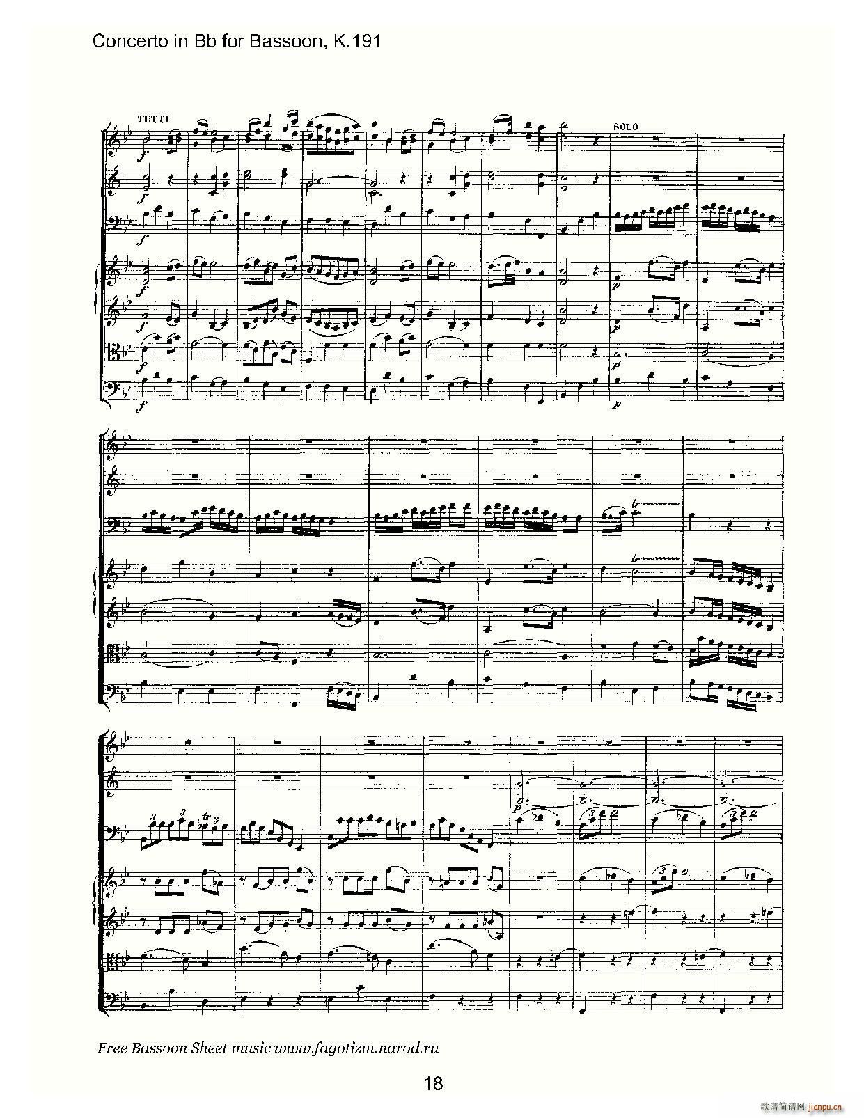 mozart score Ī(V)18