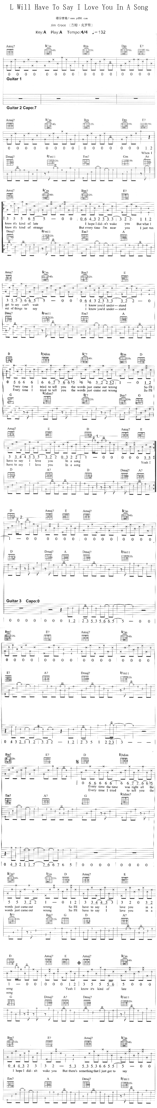 LWillHaveToSayILoveYouInASong(V)1
