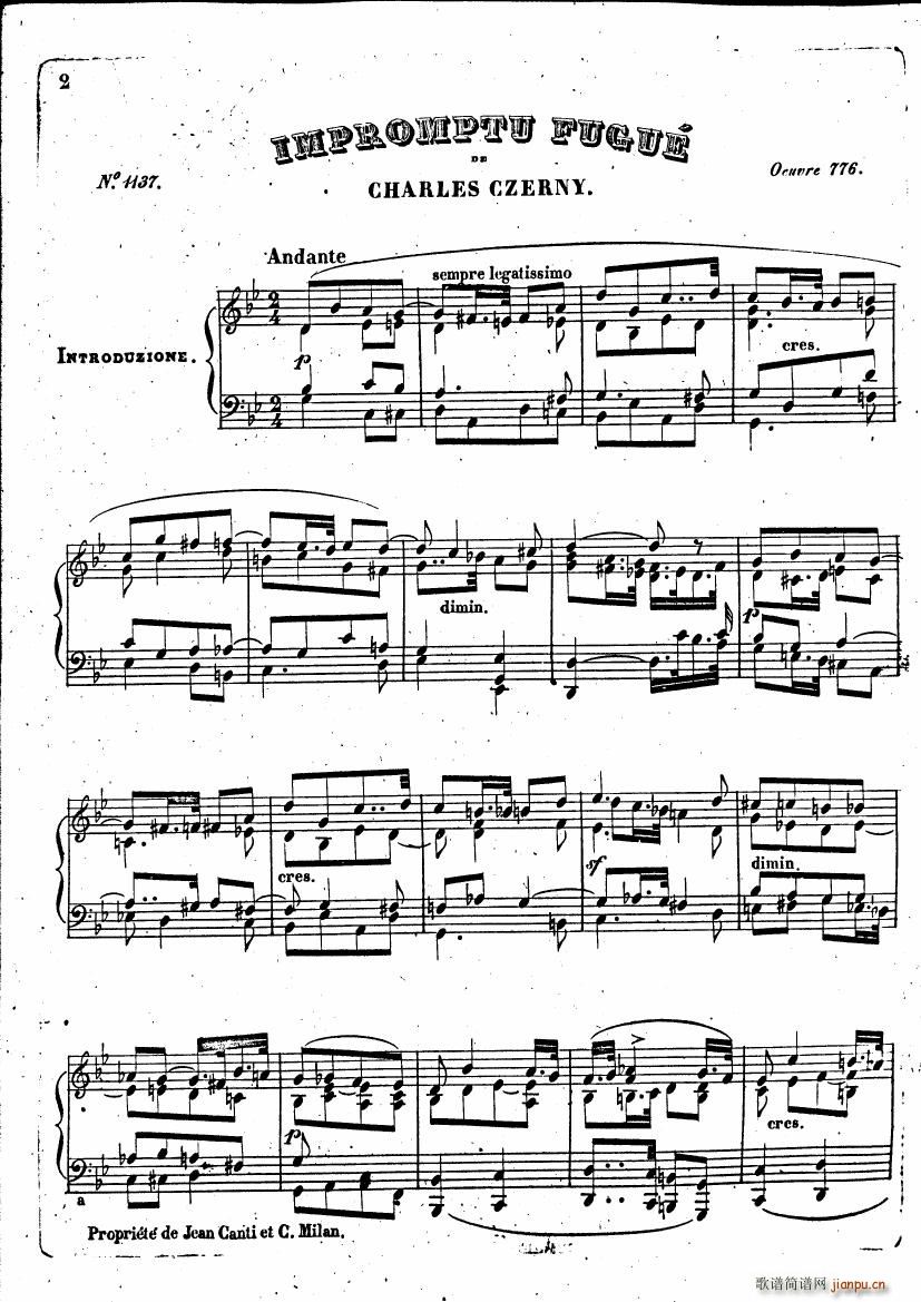 Czerny Impromptu Fugue(V)1