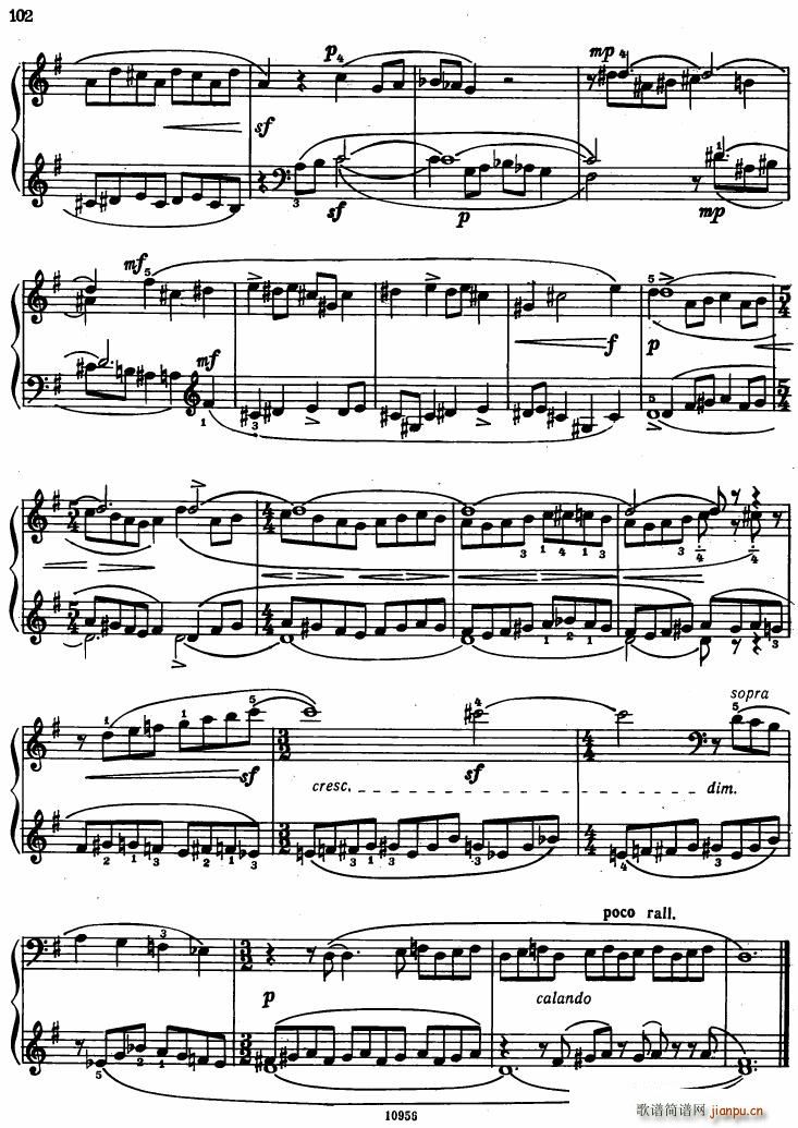 Bartok SZ 107 Mikrokosmos for Piano 97 121(V)27