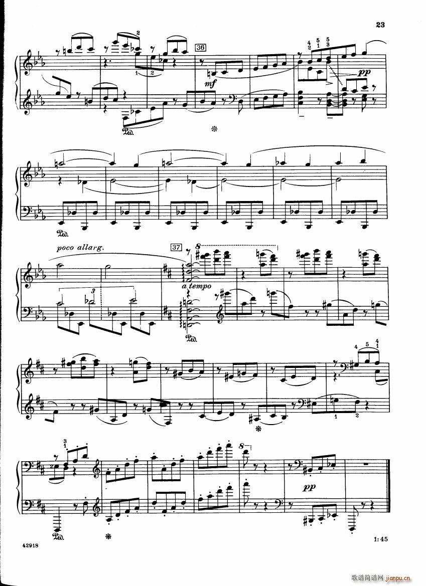 Barber op 28 Souvenirs piano solo(V)23