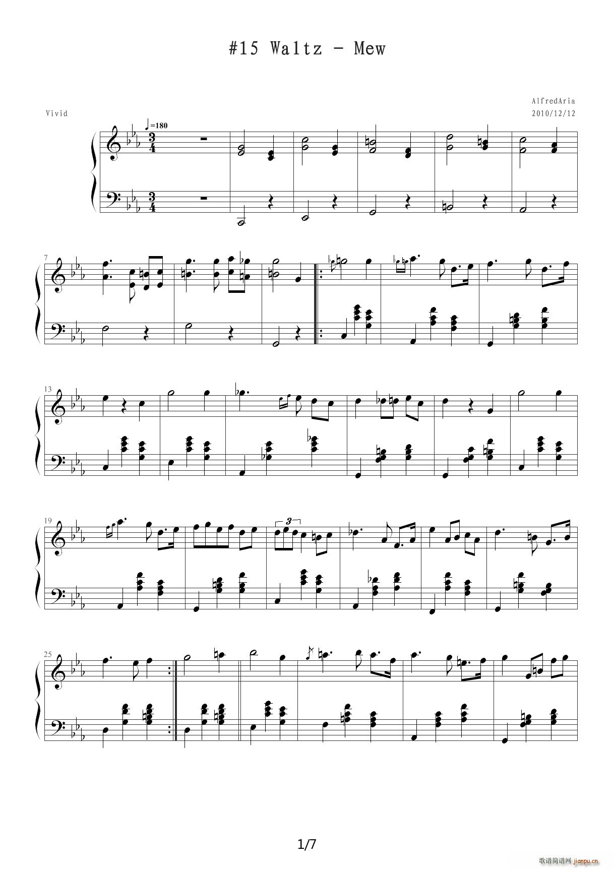 15 Waltz Mew (mng)ÈA E{(V)1