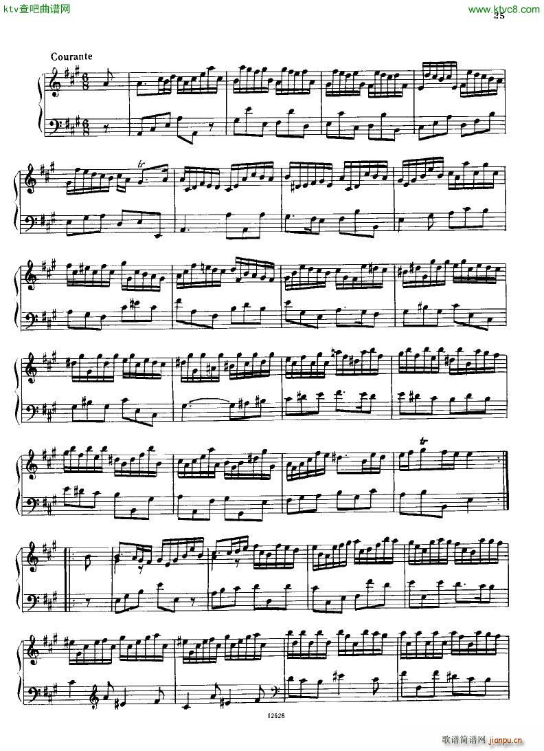 H ndel 1 Suiten for Piano Book 2(V)26