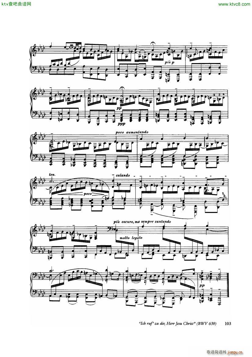 Bach Busoni Ten Chorale Preludes(V)17