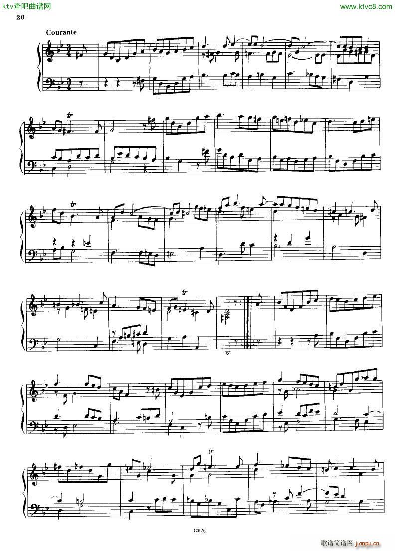 H ndel 1 Suiten for Piano Book 2(V)20