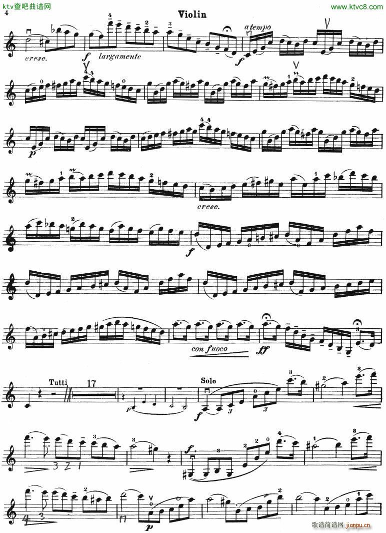 Accolay Jean Baptiste Violin Concerto vl part(V)5