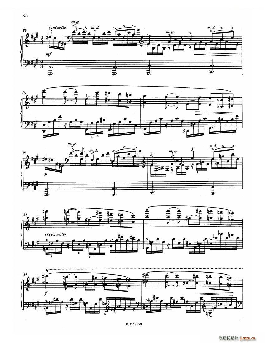 Faure 13 Barcarolle(V)52