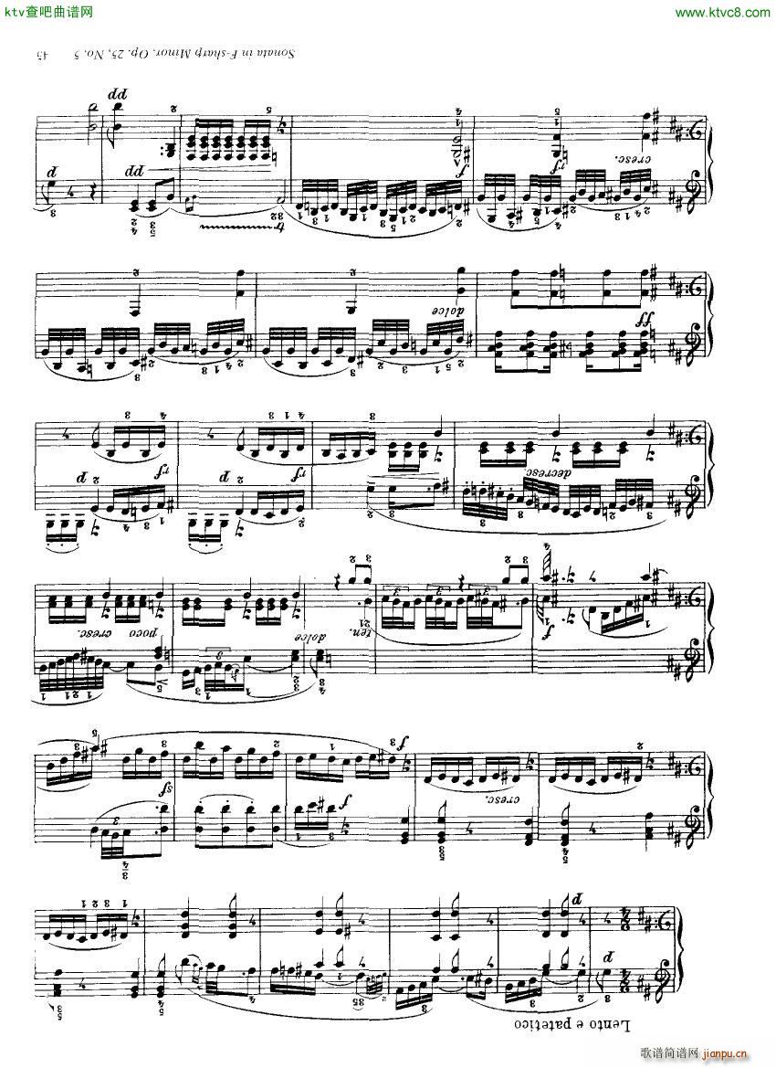 Clementi 25 5 Sonata Fsharp minor(V)6