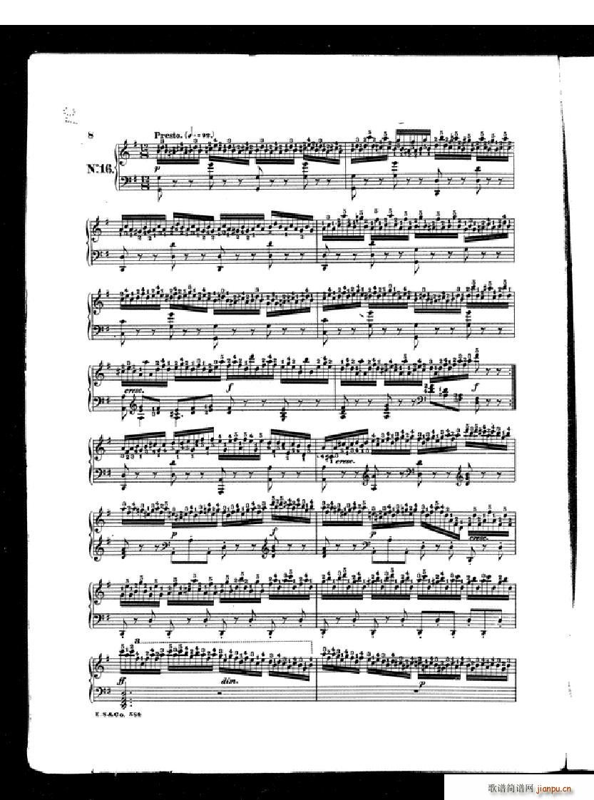 Czerny School of Velocity book 2 Op 299(V)7