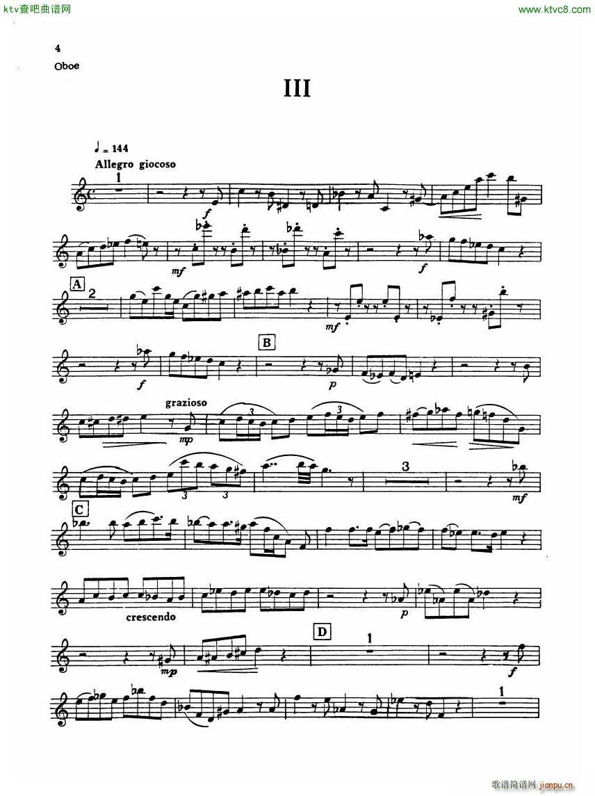 Madeleine Dring Trio For Flute Oboe And Piano(V)9