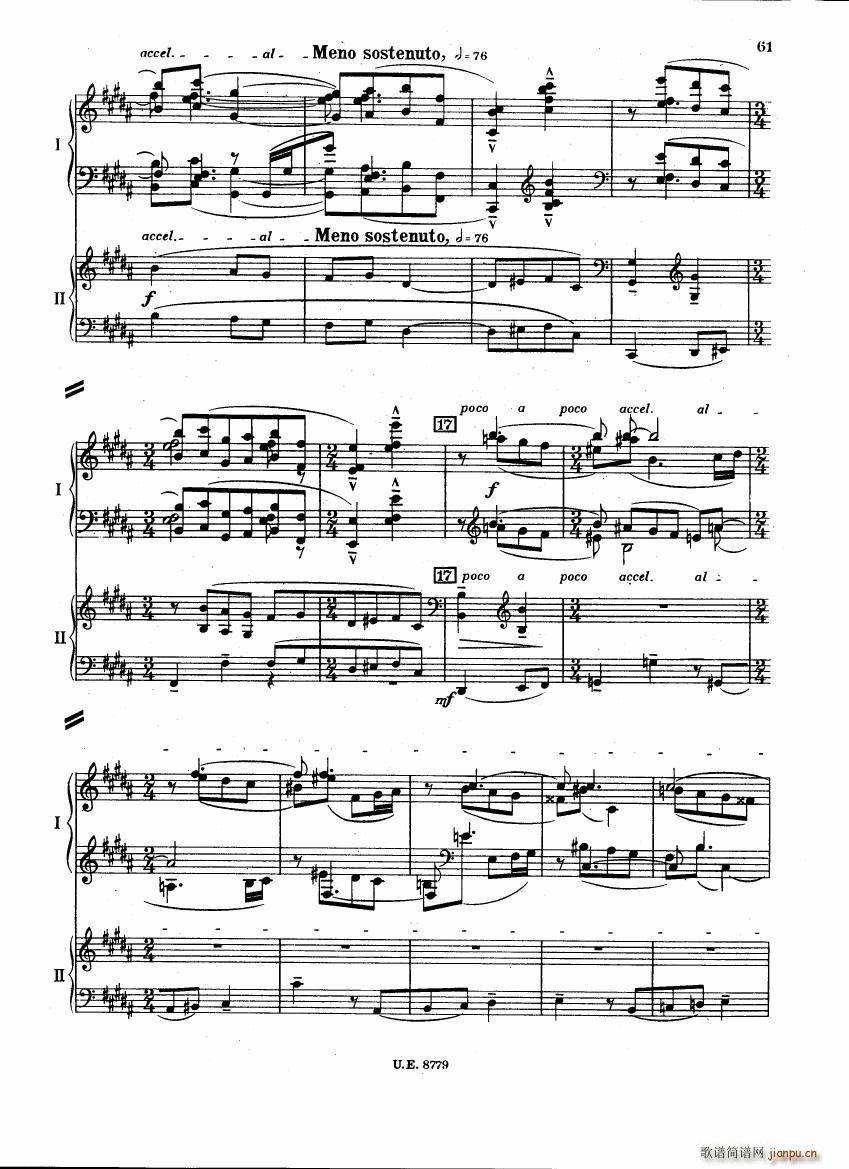 Bartok SZ 83 Piano Concerto 1 2p reduct (V)18