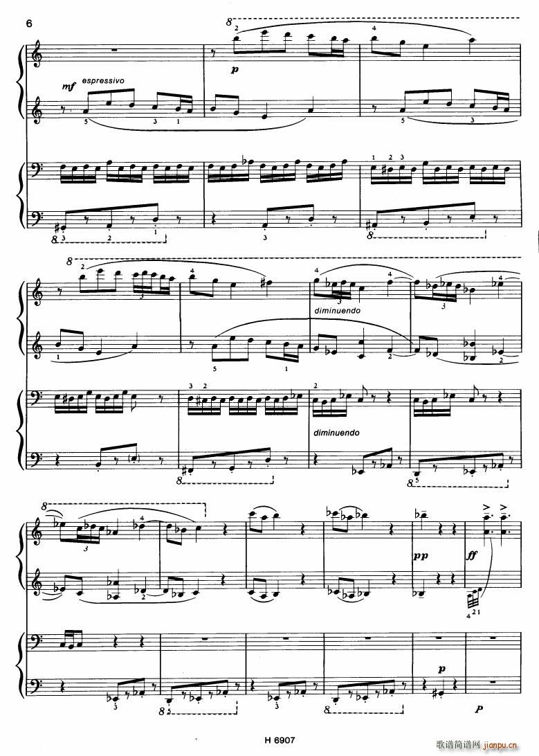Barton Sonatina for 4 hands(V)6