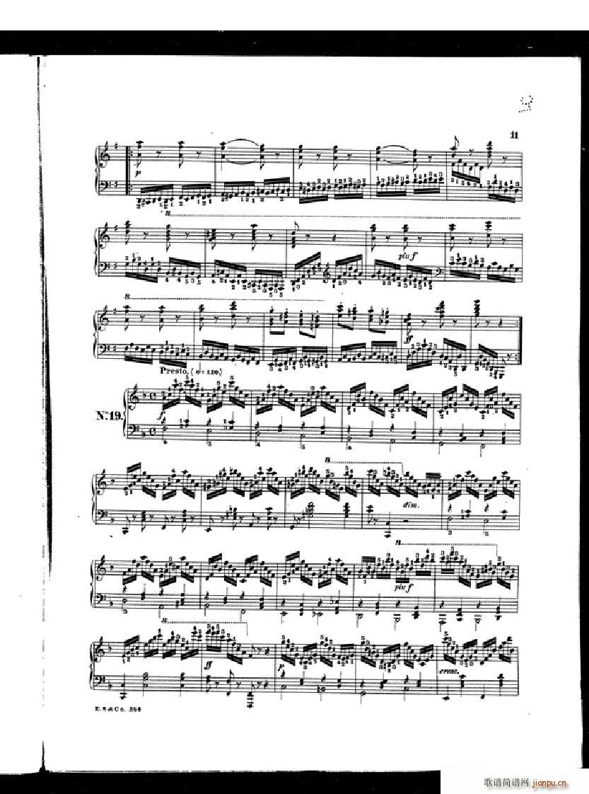 Czerny School of Velocity book 2 Op 299(V)10