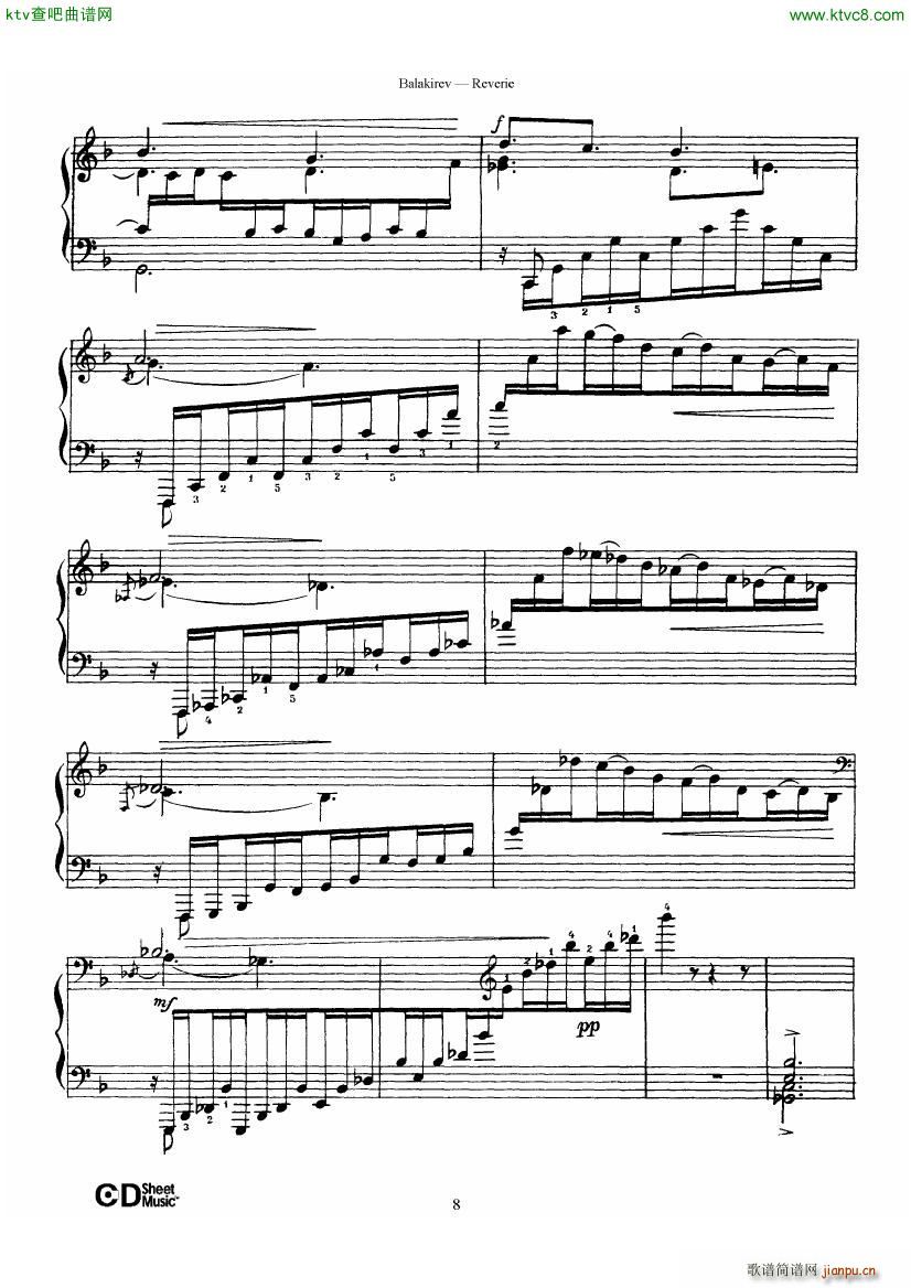 Balakirev Reverie(V)8
