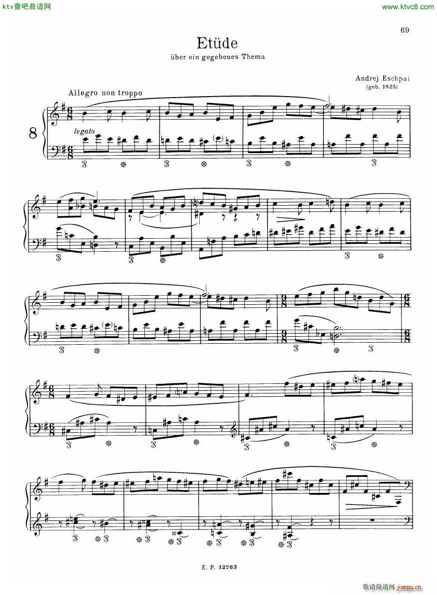 Russian Soviet Piano Music Album of 20th century (V)14