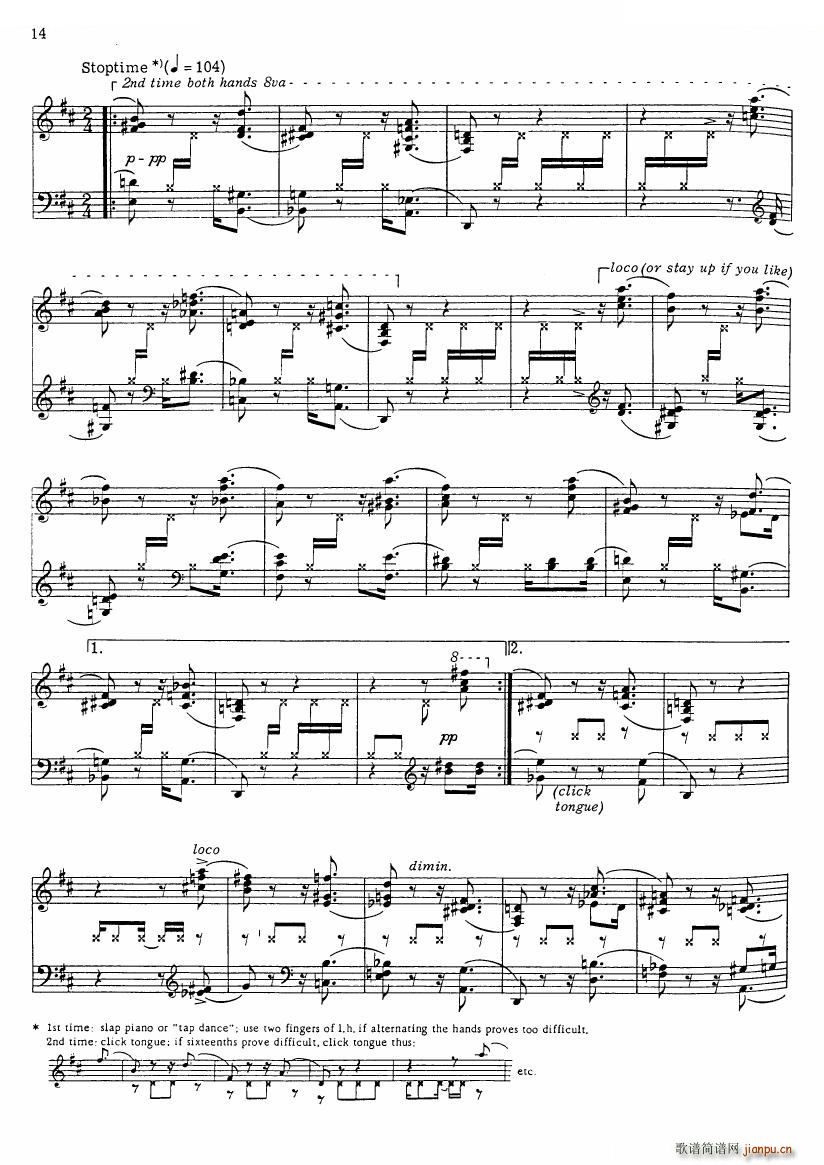 Garden of Eden 4 Rags for Piano(V)15