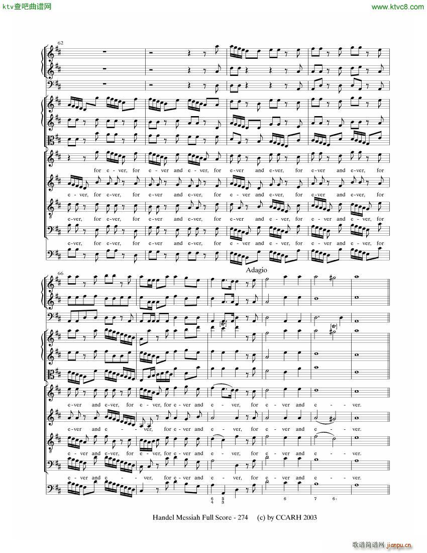 G F Handel Messiah Open Score (V)33