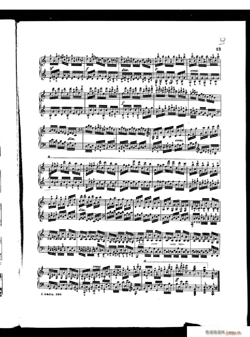 Czerny School of Velocity book 2 Op 299(V)12