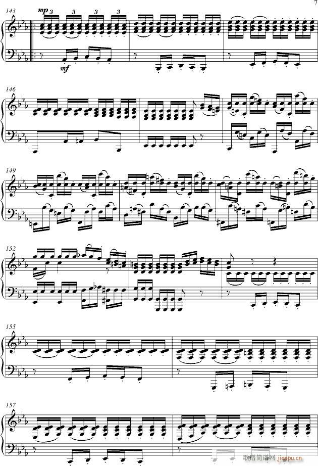 Symphony No.1 for Piano Solo(V)7